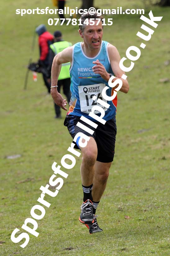 Masters men 2021 NECAA Cross Country Relays, Thornley Farm, Peterlee, Saturday, April 10th. Photo: David T. Hewitson/Sports for All Pics